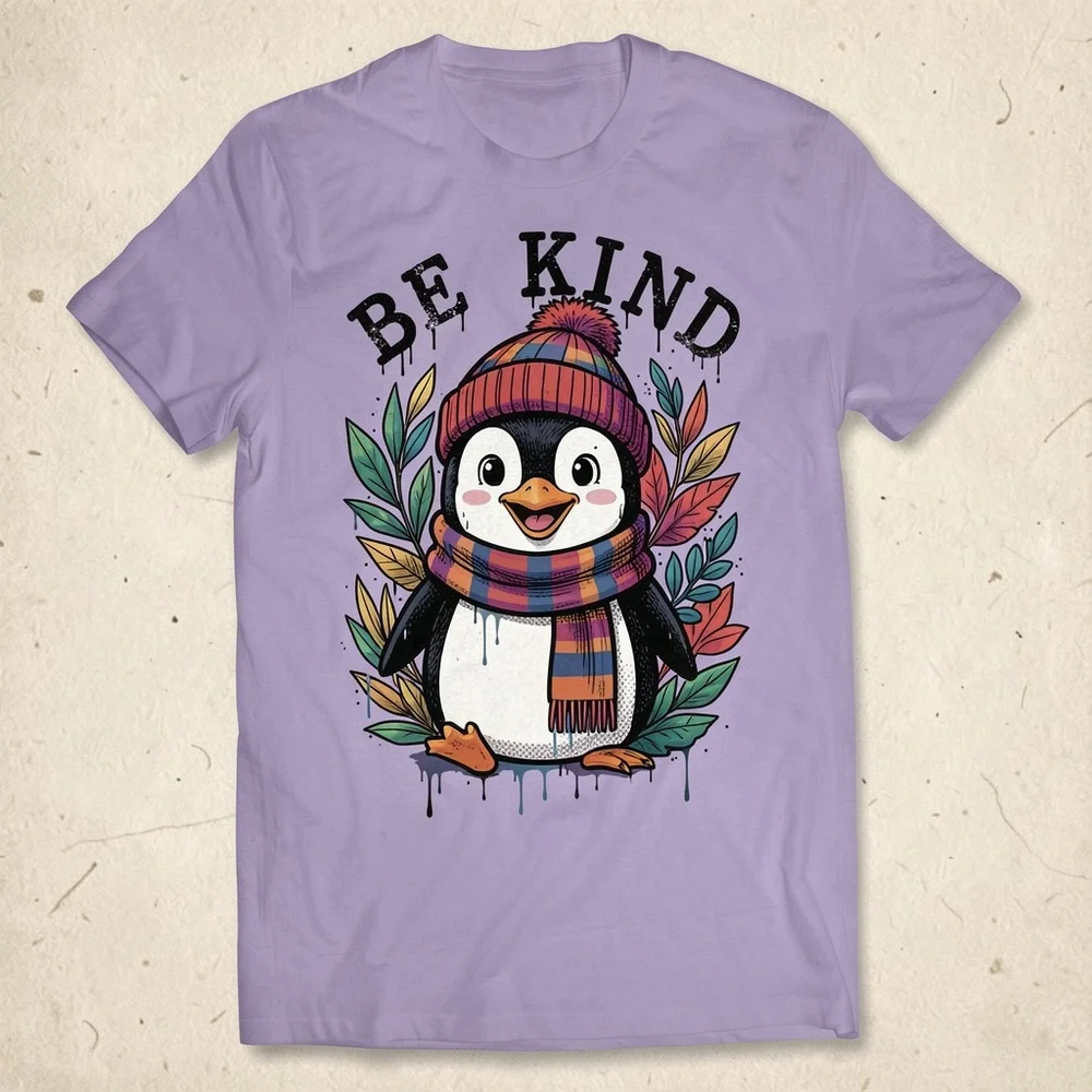 Gildan Lavender Penguin 